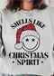 Smells Like Christmas spiritGraphic Sweatshirt Poet Street Boutique