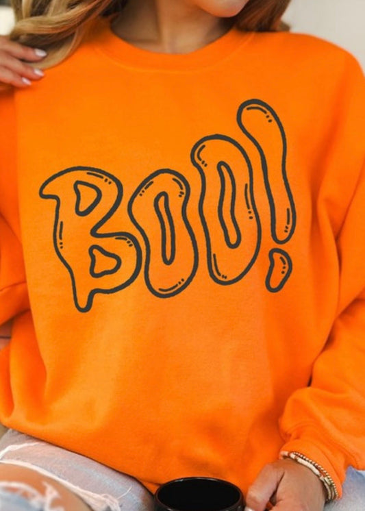 Boo Halloween Sweatshirt Poet Street Boutique