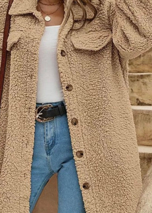 Sherpa coat Miss Sparkling