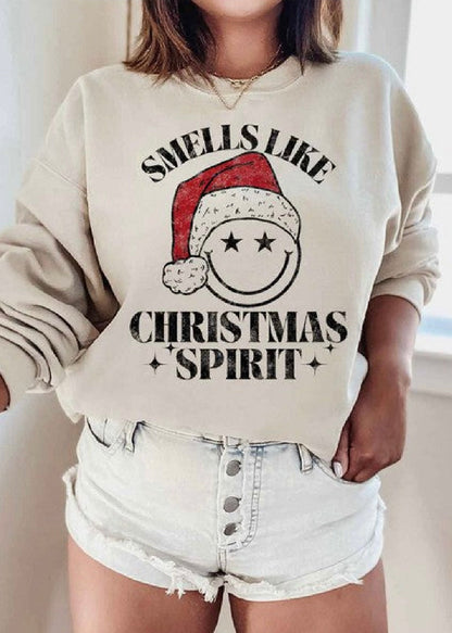 Smells Like Christmas spiritGraphic Sweatshirt Poet Street Boutique