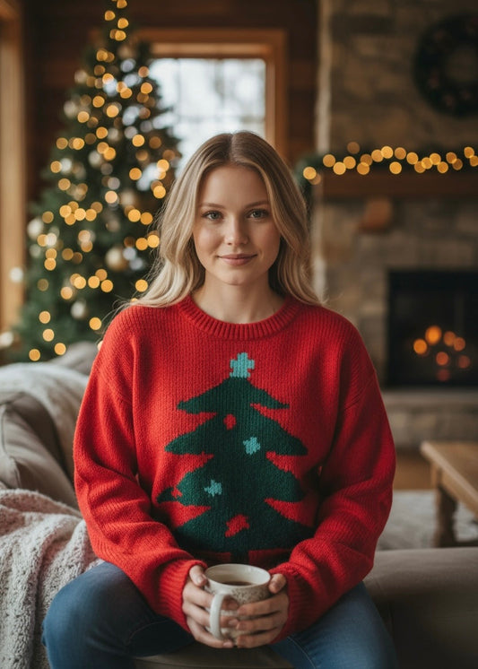 Miss Sparkling Christmas Tree Sweater Miss Sparkling