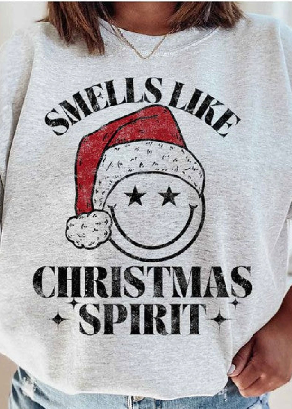 Smells Like Christmas spiritGraphic Sweatshirt Poet Street Boutique