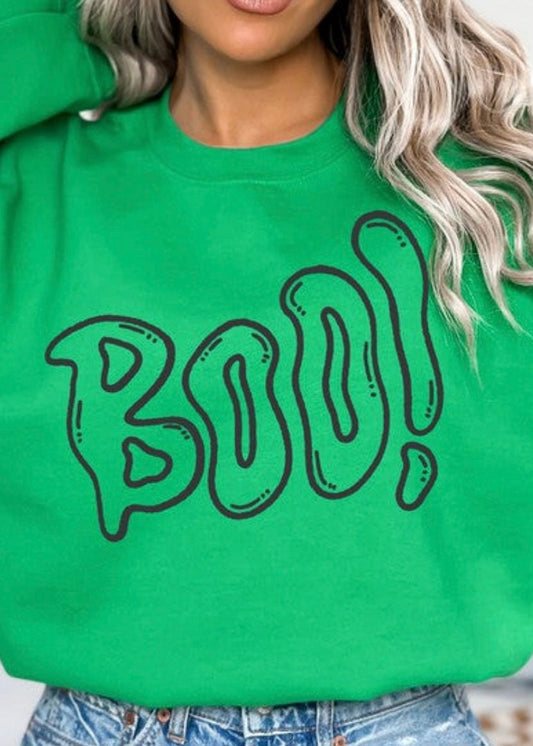 Boo Halloween Sweatshirt Poet Street Boutique