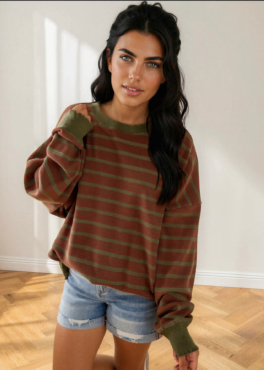 Zya Drop Shoulder Loose Sweater