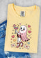 Cute Ghost Valentine Day Comfort Color Tee Poet Street Boutique
