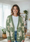 Star Sherpa Textured Buttoned Sweater Cardigan JUNIPER BLVD