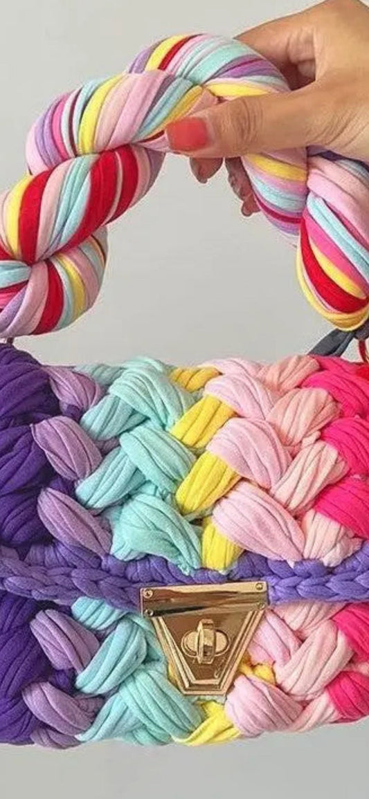 Miss Sparkling Artful Crochet Mini Handbag Miss Sparkling