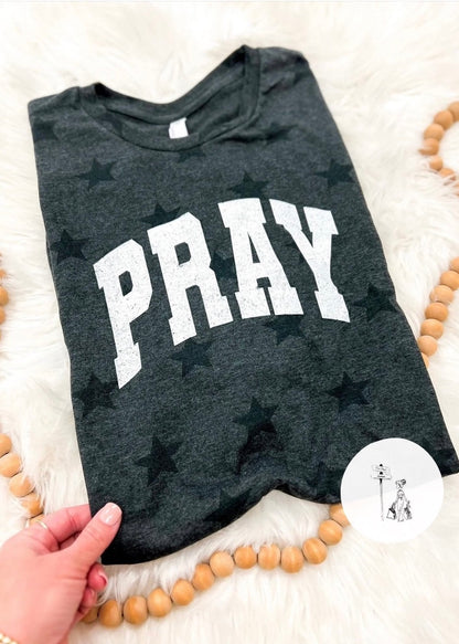 PRAY Star Graphic Print Tee Poet Street Boutique