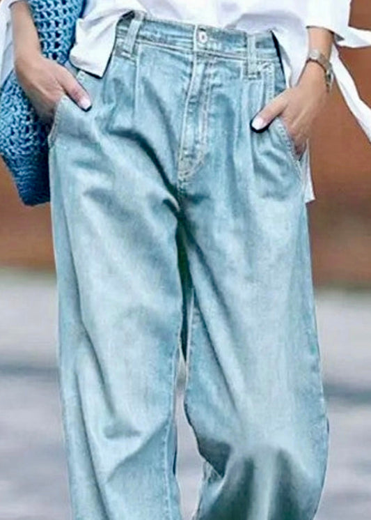 Miss Sparkling Pleated Flare Jeans Miss Sparkling