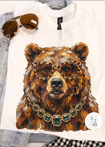 Glam Bear Graphic Tee