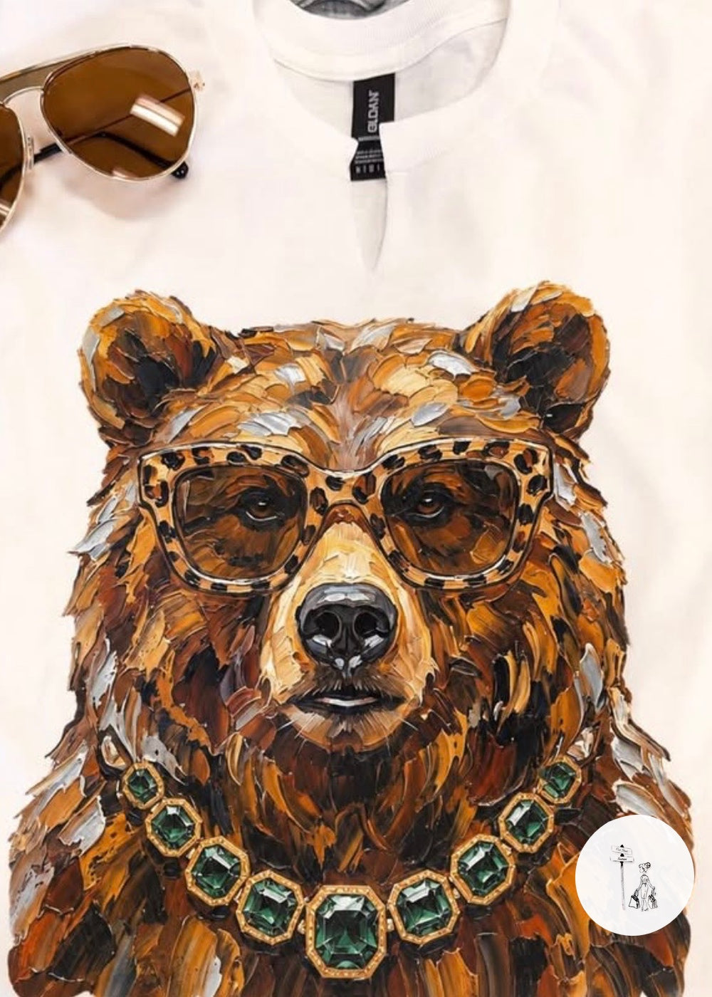 Glam Bear Graphic Tee