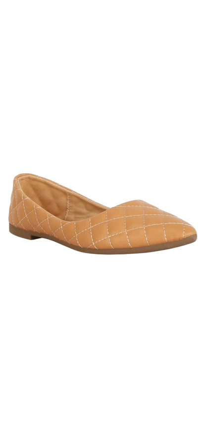 Rikhani Quilted Detail Ballet Flats Rag Company