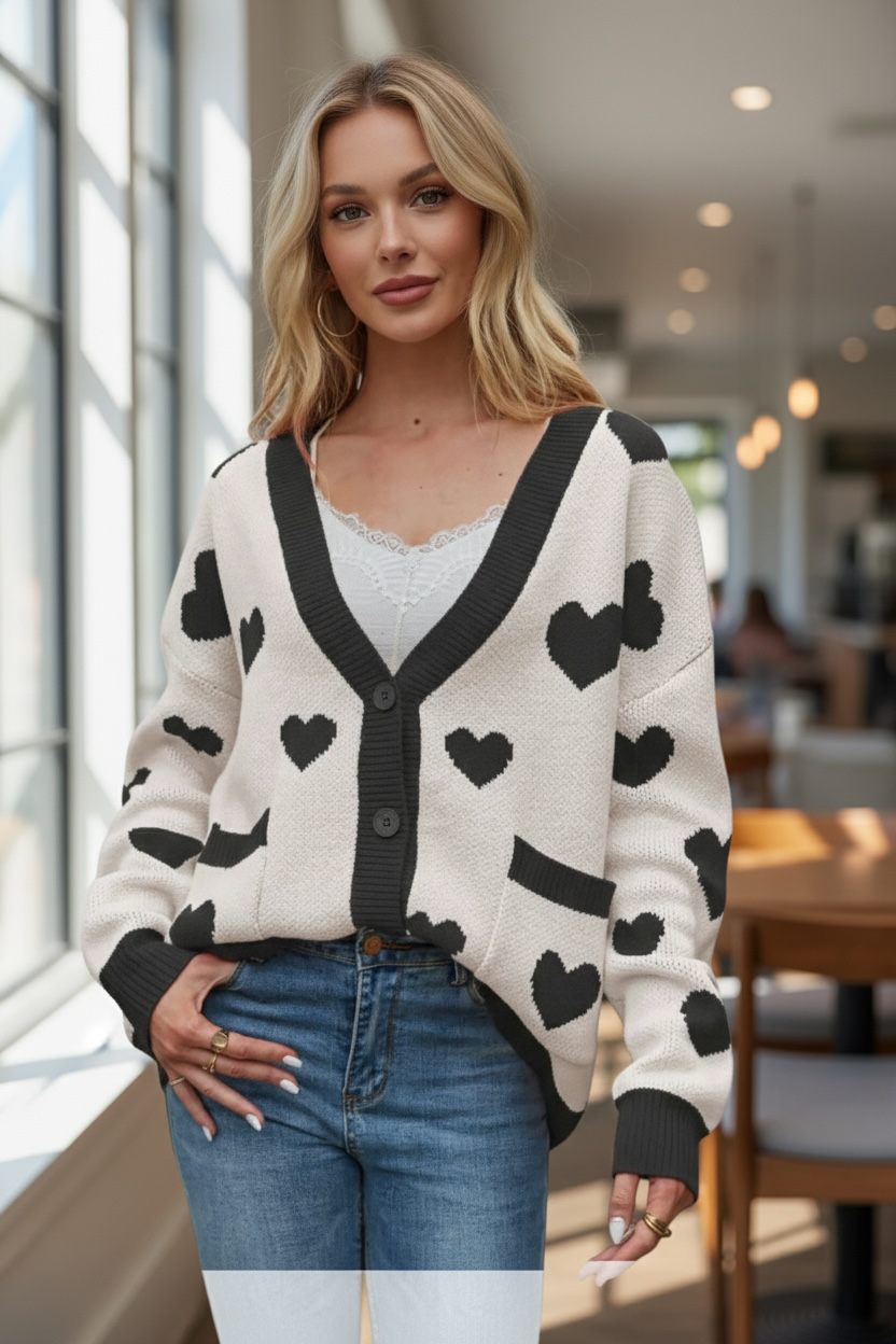 Heart Cardigan Miss Sparkling