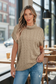 Cable Knit Turtleneck Batwing Short Sleeve Sweater Poet Street Boutique