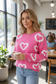 All Over Hearts Sweater Miss Sparkling