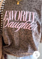 Favorite Daughter Puff Print Leopard Tee