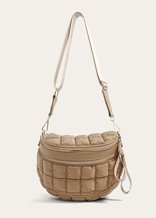 Jaya Puffer Double Zip Crossbody Sling