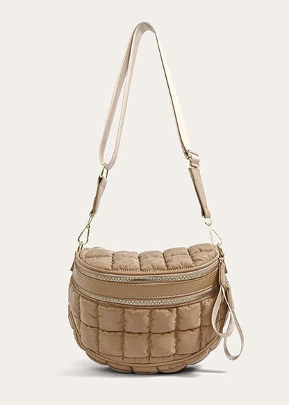 Jaya Puffer Double Zip Crossbody Sling