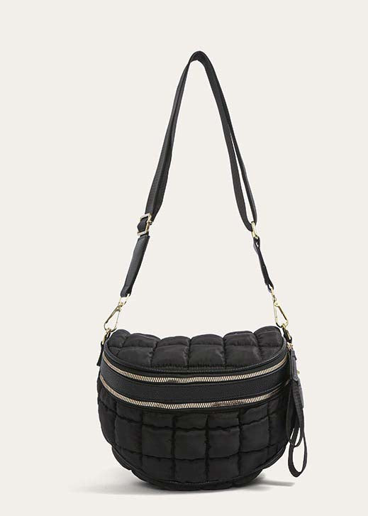 Jaya Puffer Double Zip Crossbody Sling