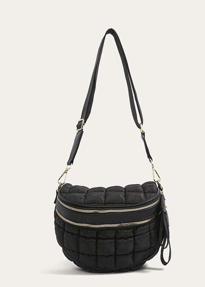 Jaya Puffer Double Zip Crossbody Sling