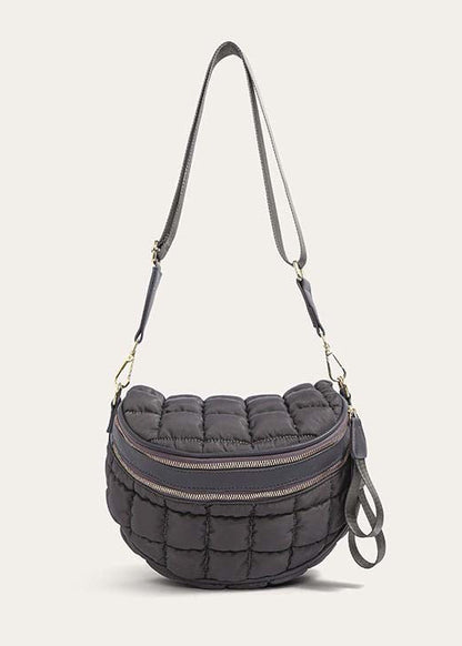Jaya Puffer Double Zip Crossbody Sling