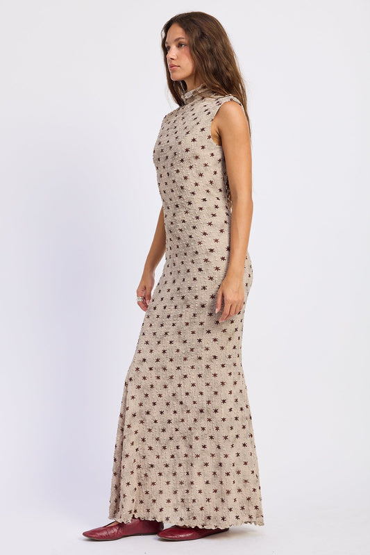 Ismerie Star Detail Maxi Dress