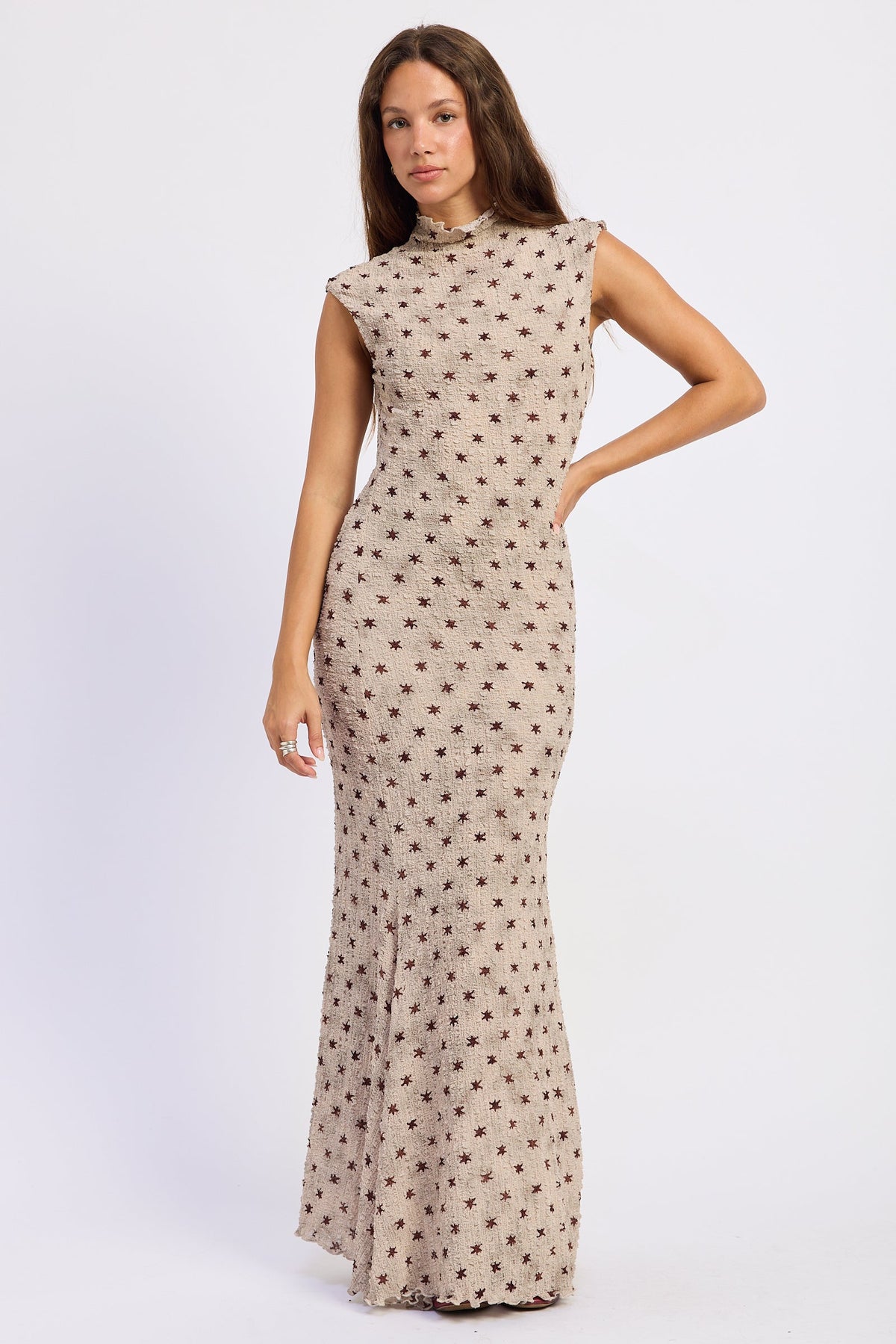 Ismerie Star Detail Maxi Dress