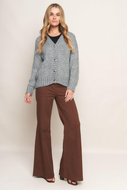 Weekend Warmth Knit Sweater Cardigan