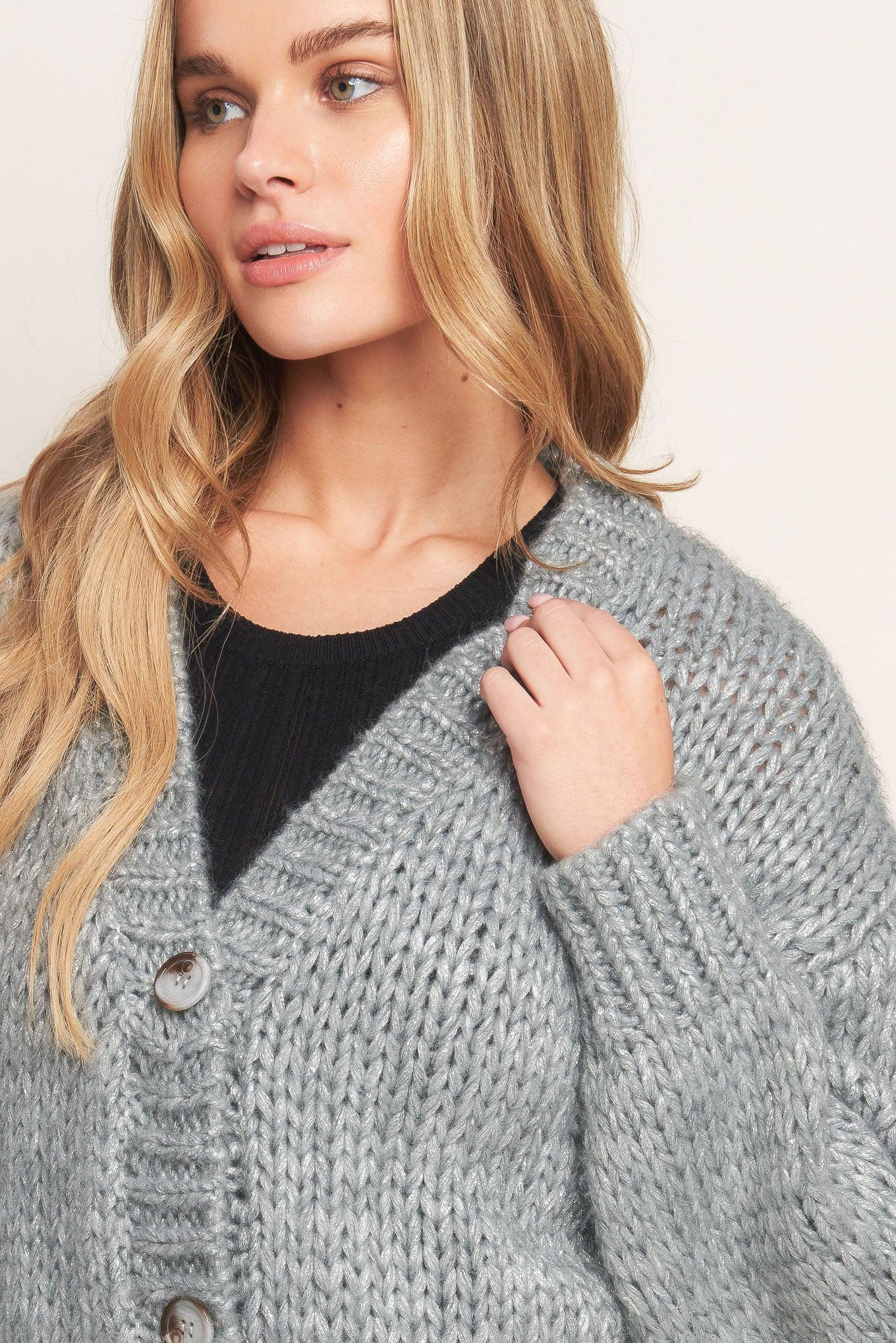 Weekend Warmth Knit Sweater Cardigan
