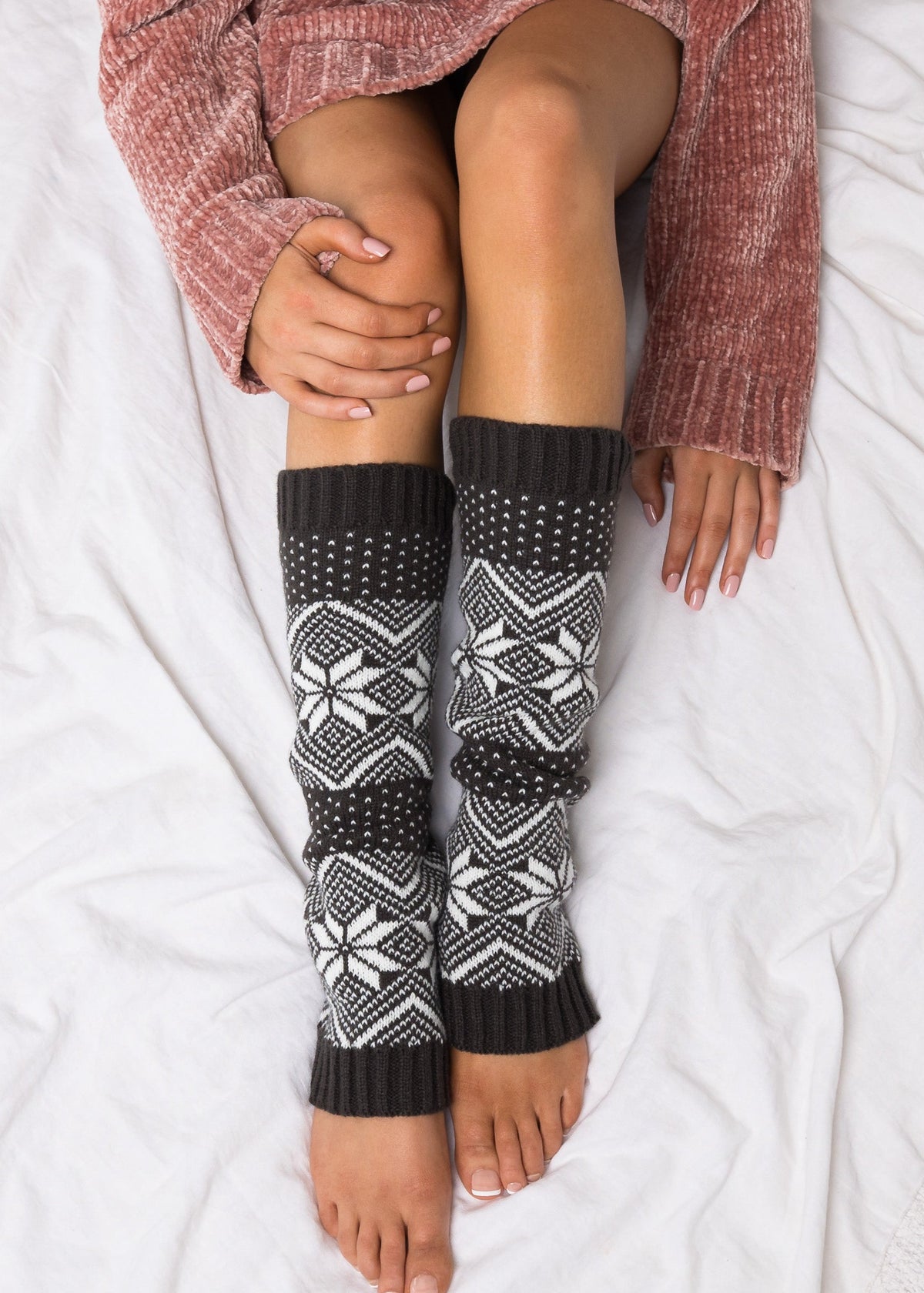 Alpine Snowflake Legwarmer