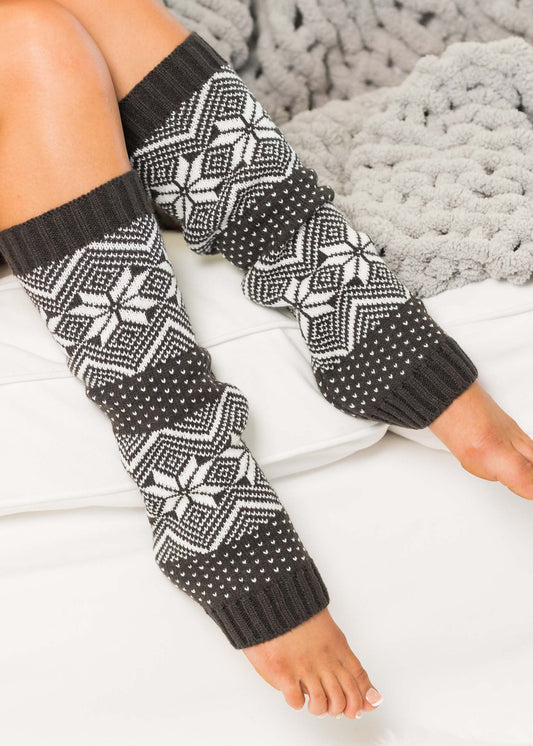 Alpine Snowflake Legwarmer