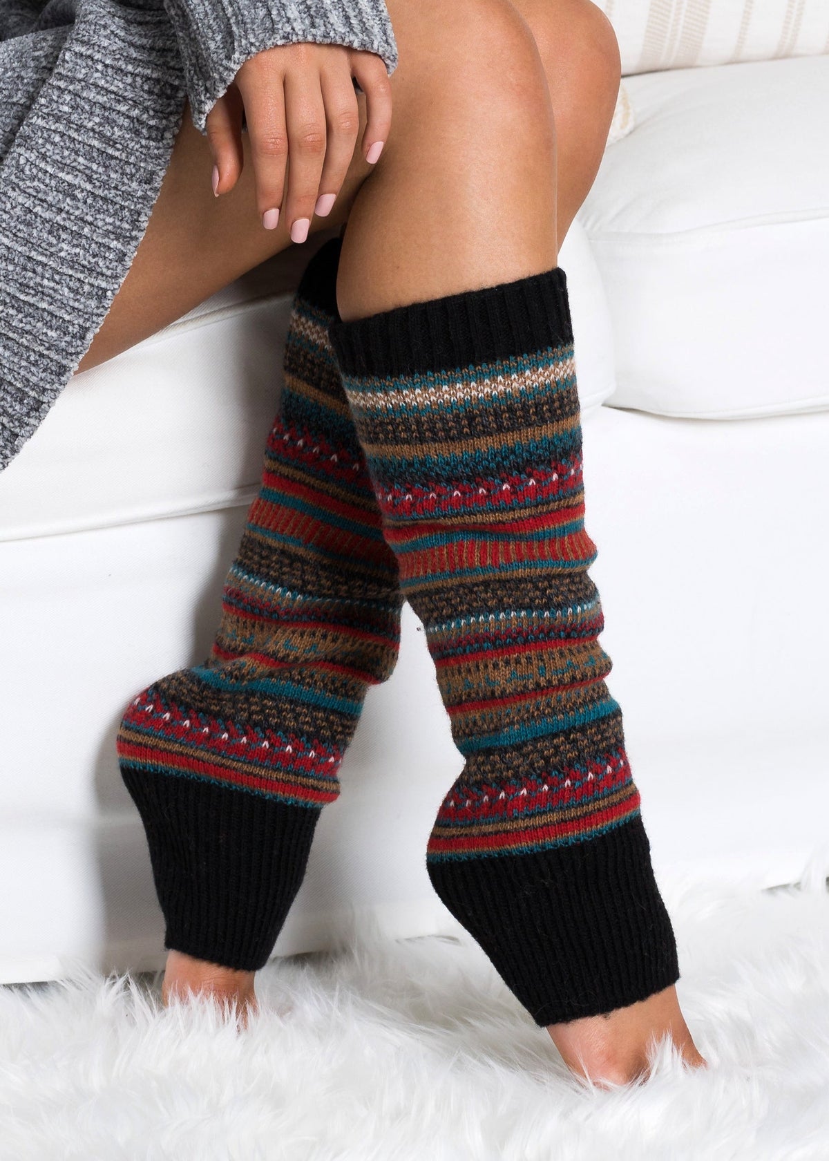 Fairisle Leg Warmers