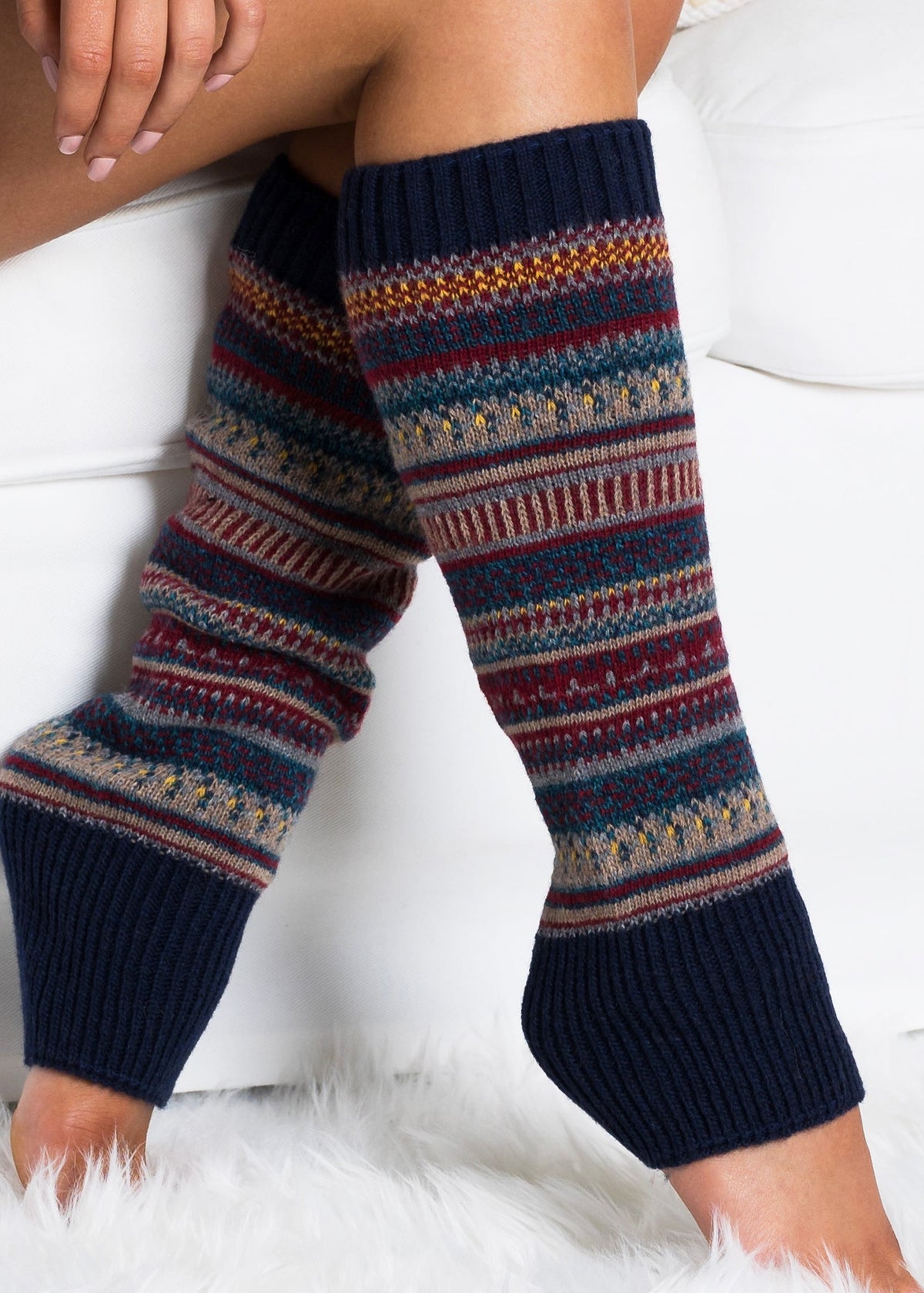 Fairisle Leg Warmers