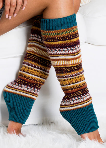 Fairisle Leg Warmers