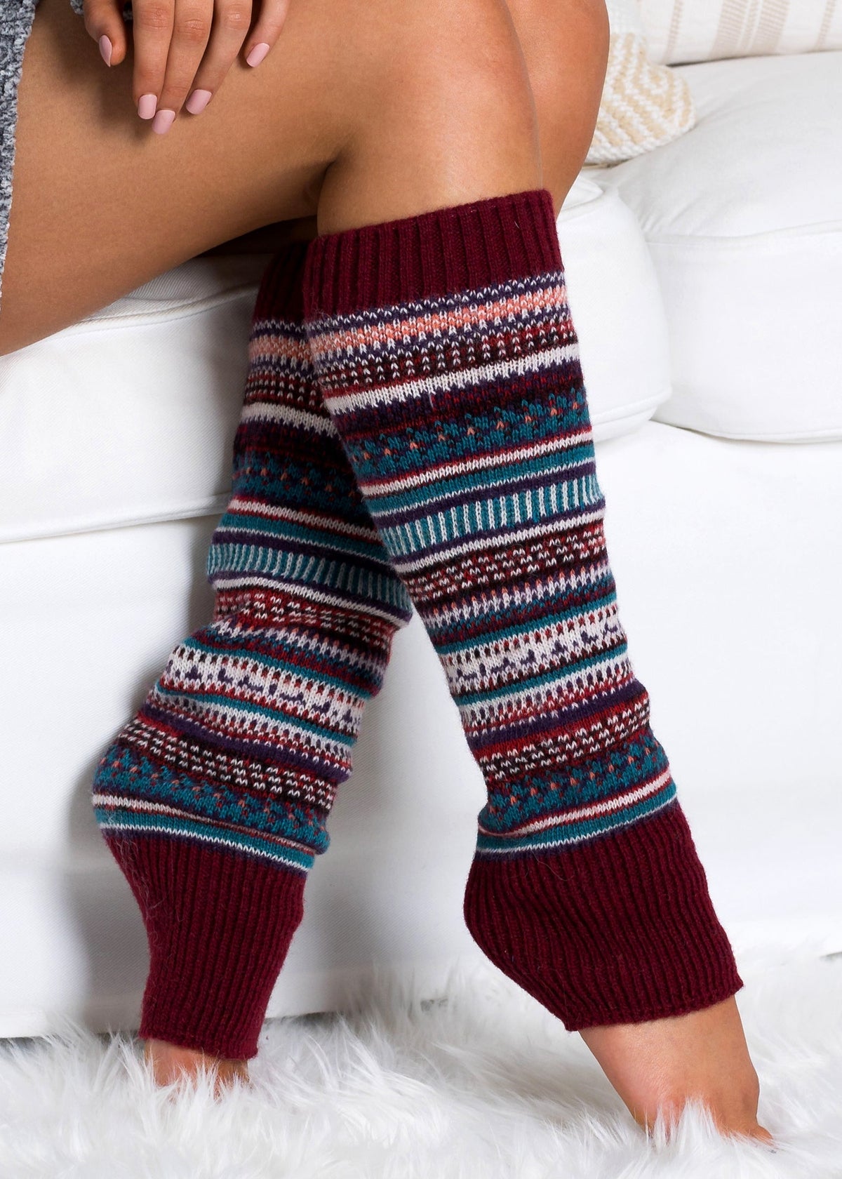 Fairisle Leg Warmers