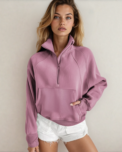 Phalaenopsis Haven 1/2 Zip Pullover
