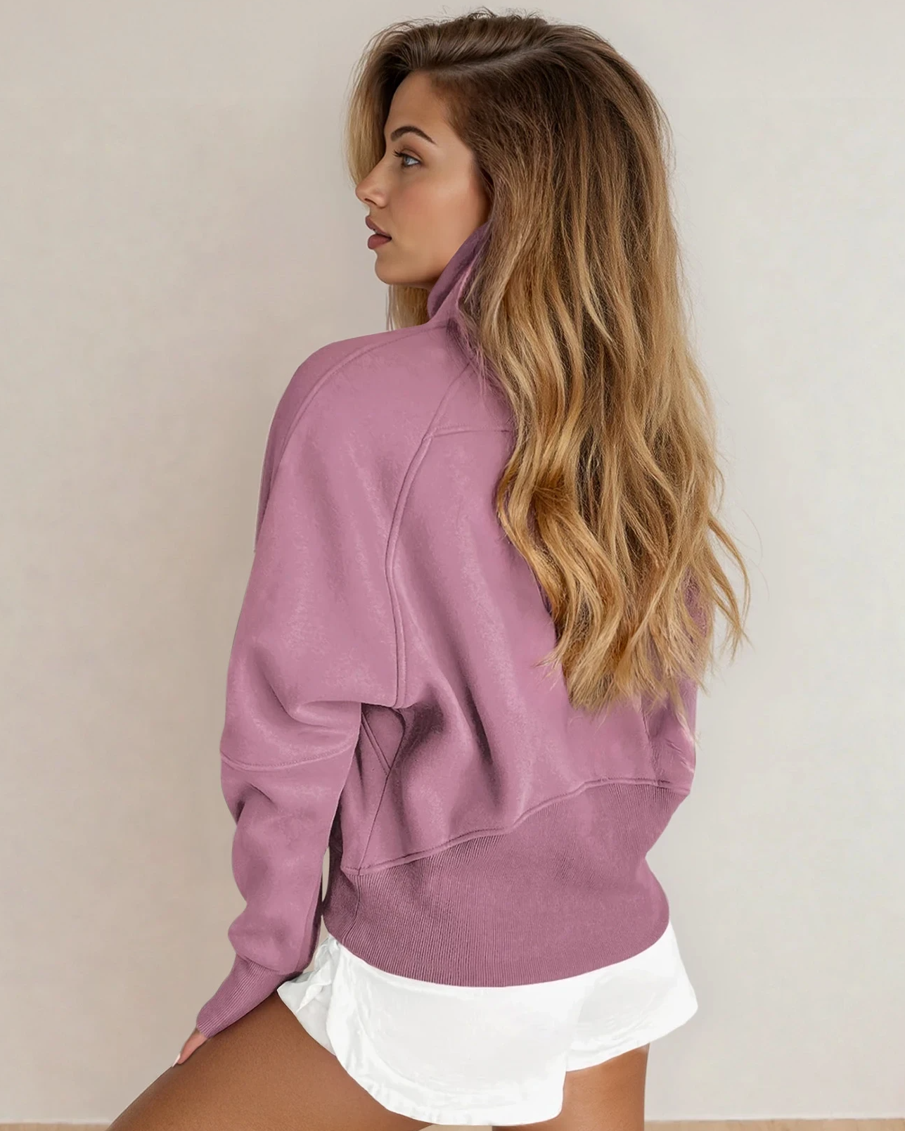Phalaenopsis Haven 1/2 Zip Pullover