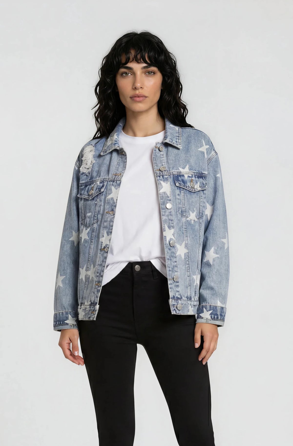 Washed Star Denim Jacket