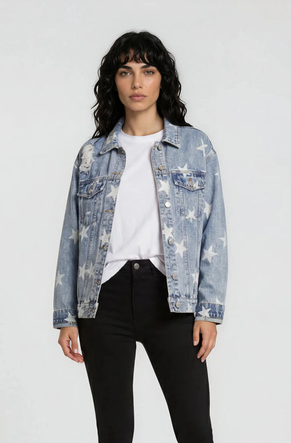 Washed Star Denim Jacket