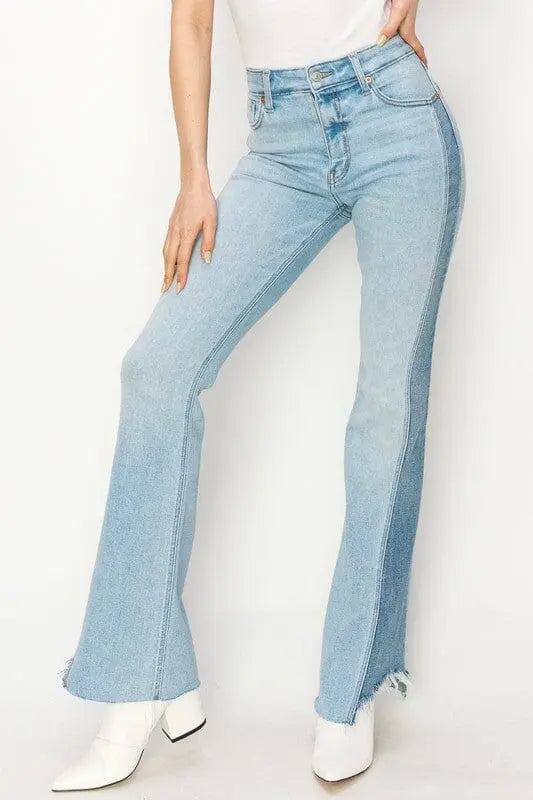 Artemis Vintage Color Panel HR Bootcut Jeans high rise color panel jeans Artemis Vintage 