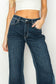 Artemis Vintage HR Relaxed Wide Leg Jeans flare 2 tone jeans Artemis Vintage 