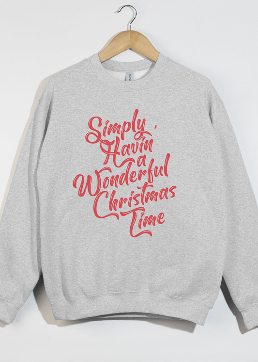 Having a Wonderful Christmas Sweatshirt
