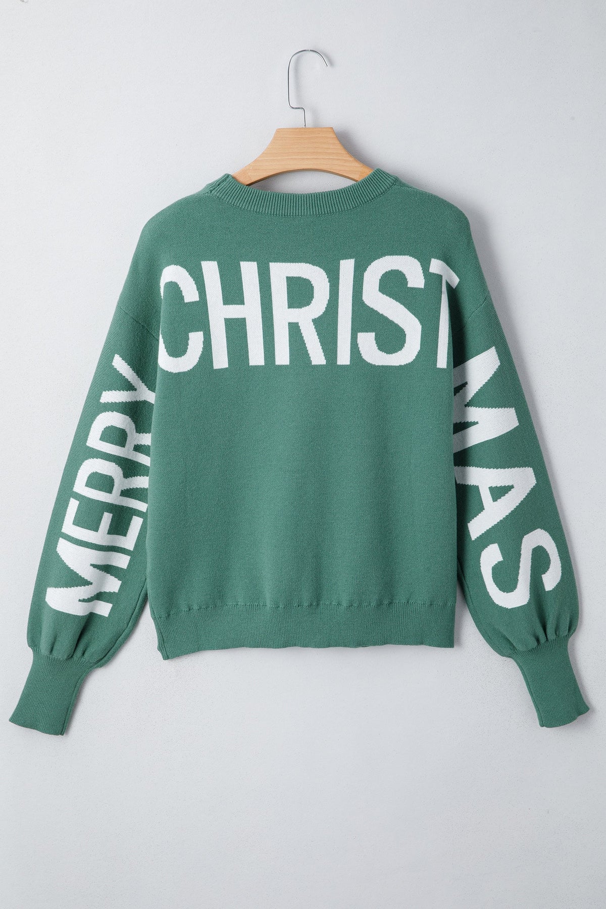 Ho Ho Ho Merry Christmas Drop Shoulder Sweater