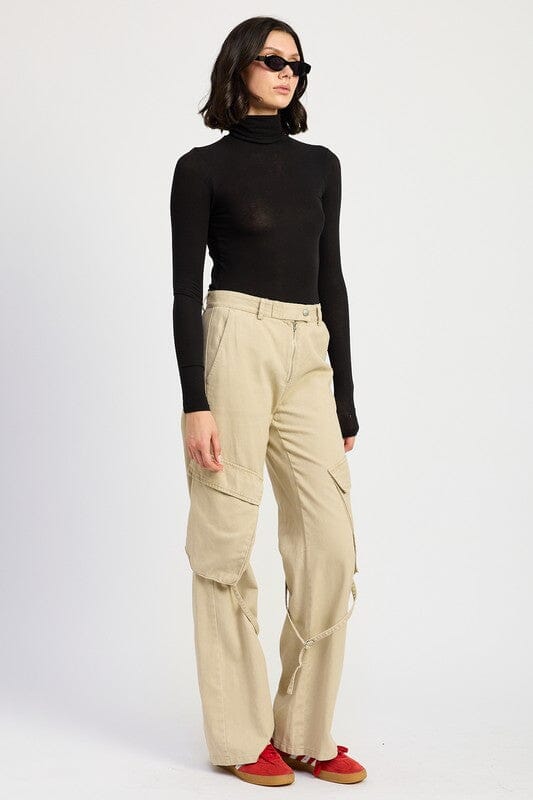 CARGO PANTS WITH POCKET DETAIL Emory Park 