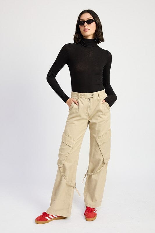 CARGO PANTS WITH POCKET DETAIL Emory Park 