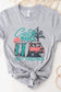 Catch Waves Not Feelings Graphic Tee catch waves graphic tee Poet Street Boutique ATHLETIC HEATHER S 