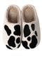 Catch Your Style Spring Slippers spring slippers Poet Street Boutique Black White Cow 37/38 