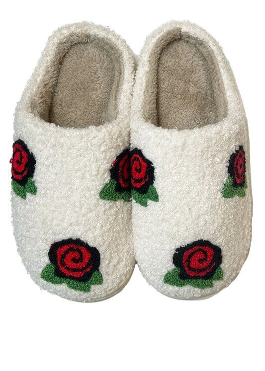 Catch Your Style Spring Slippers spring slippers Poet Street Boutique Cream Tiled Roses 37/38 