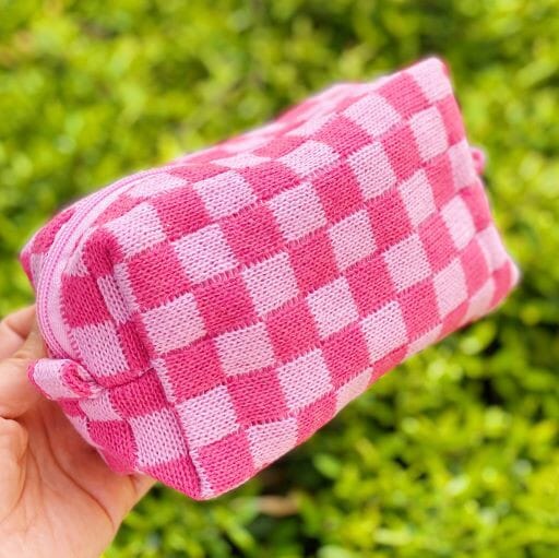 Check Yourself Cosmetic Bag Ellison and Young Pink OS 