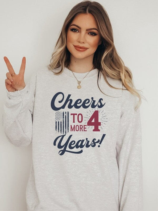 Cheers to 4 More Years Sweatshirt Trump sweatshirt Poet Street Boutique 